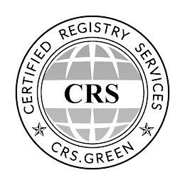 CRS CERTIFIED REGISTRY SERVICES CRS.GREEN