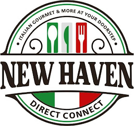 NEW HAVEN DIRECT CONNECT · ITALIAN GOURMET & MORE AT YOUR DOORSTEP ·