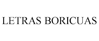 LETRAS BORICUAS