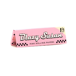 1 1/4 SIZE BLAZY SUSAN PINK ROLLING PAPERS