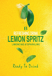 B REFRESHING DRINK LEMON SPRITZ LIMONCINO & SPARKLING READY TO DRINK