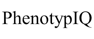 PHENOTYPIQ