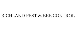 RICHLAND PEST & BEE CONTROL