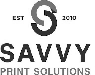 S SAVVY PRINT SOLUTIONS EST 2010