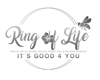 RING OF LIFE IT'S GOOD FOR 4 YOU RING OF LIFE ALL NATURAL HEALING, FOODS, TEAS, & WELLNESS PRODUCTS