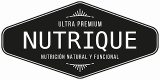 ULTRA PREMIUM NUTRIQUE NUTRICIÓN NATURAL Y FUNCIONAL