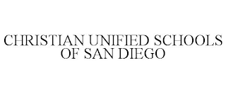 CHRISTIAN UNIFIED SCHOOLS OF SAN DIEGO