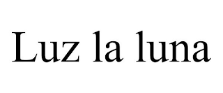 LUZ LA LUNA