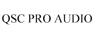 QSC PRO AUDIO