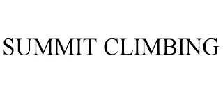 SUMMIT CLIMBING