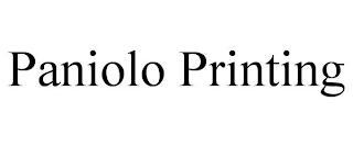 PANIOLO PRINTING