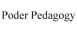 PODER PEDAGOGY