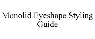 MONOLID EYESHAPE STYLING GUIDE