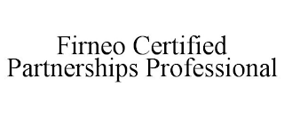 FIRNEO CERTIFIED PARTNERSHIPS PROFESSIONAL