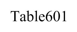 TABLE601