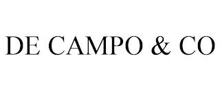 DE CAMPO & CO