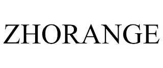 ZHORANGE