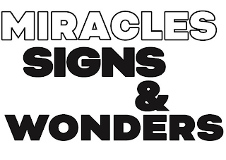 MIRACLES SIGNS & WONDERS