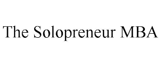 THE SOLOPRENEUR MBA