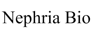 NEPHRIA BIO