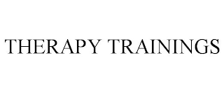 THERAPY TRAININGS