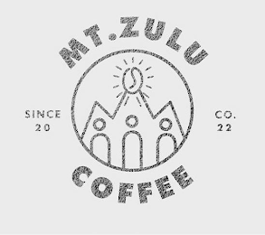 MT. ZULU COFFEE SINCE CO. 2022