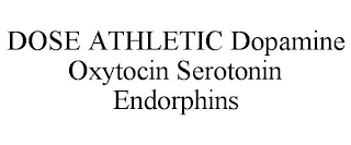 DOSE ATHLETIC DOPAMINE OXYTOCIN SEROTONIN ENDORPHINS