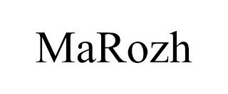 MAROZH