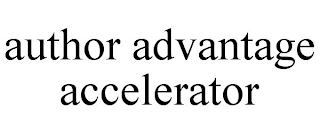 AUTHOR ADVANTAGE ACCELERATOR