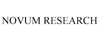 NOVUM RESEARCH