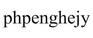 PHPENGHEJY