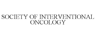 SOCIETY OF INTERVENTIONAL ONCOLOGY