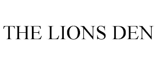 THE LIONS DEN