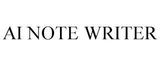 AI NOTE WRITER