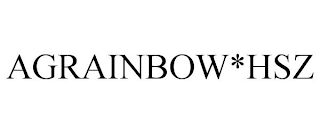 AGRAINBOW*HSZ