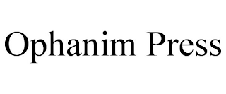 OPHANIM PRESS