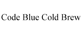 CODE BLUE COLD BREW