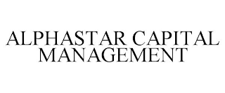 ALPHASTAR CAPITAL MANAGEMENT