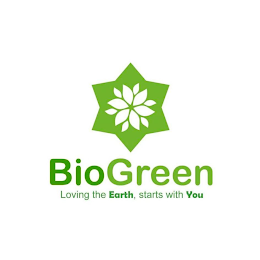 BIOGREEN LOVING THE EARTH, STARTS WITH YOU