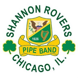 SHANNON ROVERS PIPE BAND CHICAGO, IL. 1926