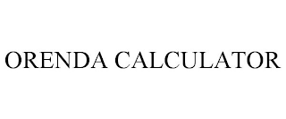 ORENDA CALCULATOR