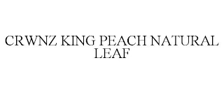 CRWNZ KING PEACH NATURAL LEAF