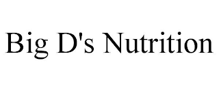 BIG D'S NUTRITION