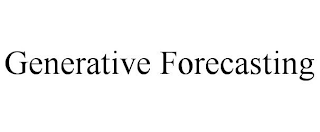 GENERATIVE FORECASTING