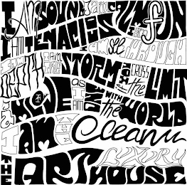 I AM SOUND I AM CALM I AM FUN I AM TENACIOUS I AM SEE THROUGH I AM DEPTH I AM THE STORM IF YOU CROSS THE LIMIT I AM LOVE AS I AM ONE WITH THE WORLD I AM THE OCEAN THE ART LUXURY HOUSE