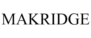 MAKRIDGE