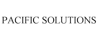 PACIFIC SOLUTIONS