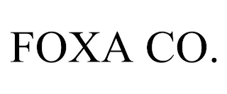 FOXA CO.