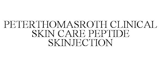 PETERTHOMASROTH CLINICAL SKIN CARE PEPTIDE SKINJECTION