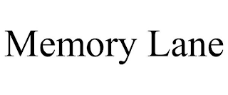 MEMORY LANE